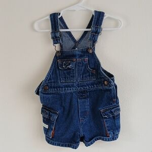 Vintage Sprockets Denim Shortalls  Boys 12 Months